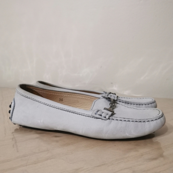 Tod's Suede Moccasin Loafers - Picture 4 of 16